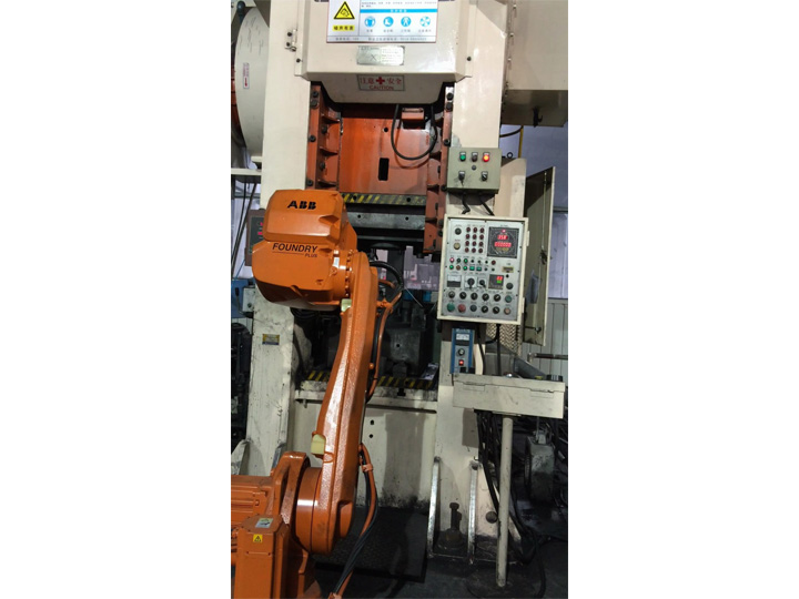Robotic automated forging production line