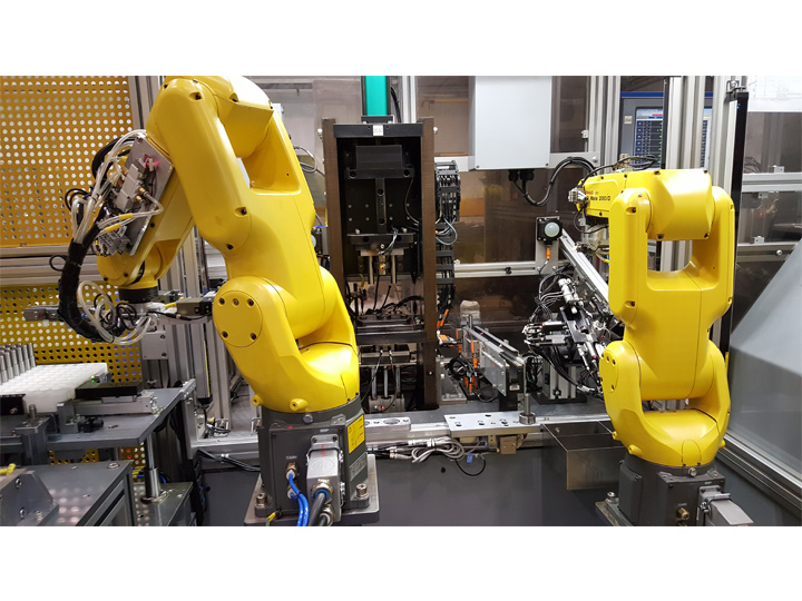 Robot assembly line